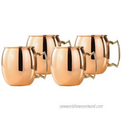 Old Dutch 16-Ounce Solid Copper Moscow Mule Mug Set of 4