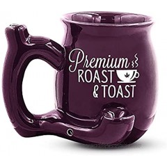 FasionCraft Premium Purple Roast and Toast Mug Wake and Bake Coffee Mug That Holds 11oz of your Favorite Hot or Cool Liquid
