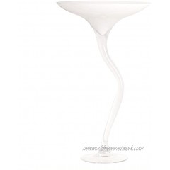 Howard Elliott 93022 Martini Glass Vase White