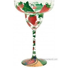 Lolita Love My Margarita Glass Strawberry Fields