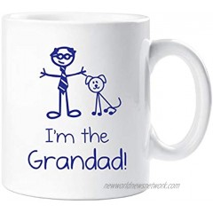 Dog I'm The Grandad Mug Family Present New Daddy New Baby Gift Cup Ceramic Pet