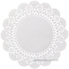 The Baker Celebrations 200 White Round Paper Lace Doilies 6 inch Add an Extra Touch to Your Baked Goods
