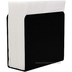 Black Napkin Holder Acrylic Napkin Holders for Tables Freestanding Paper Tabletop Holder Tissue Dispenser for Kitchen Restaurant Home
