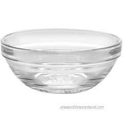 Duralex Lys Stackable Clear Bowl 6 cm 2 3 8 in. Set of 4