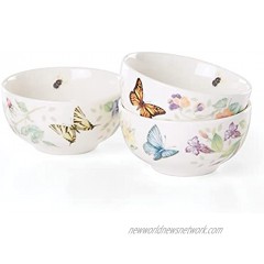 Lenox Butterfly Meadow Kitchen 3-Piece Mini Bowl Set 4.25 Multi
