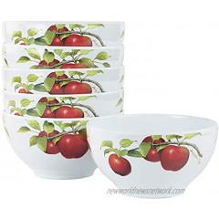 Reston Lloyd Harvest Apples white green red 2 cups 73999set