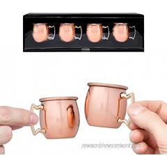 Moscow Mule Shot Glasses 2-ounce Set of 4