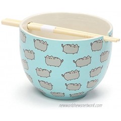 Pusheen by Our Name is Mud “Rice Bowl with Chopsticks” Stoneware Bowl