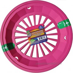 Hot Pink 10-3 8" Plastic Paper Plate Holders Set of 4